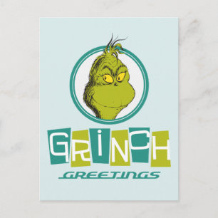 Dr. Seuss   Grinch-groeten Briefkaart