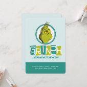 Dr. Seuss | Grinch Groeten Kaart (Voorkant / Achterkant in situ)