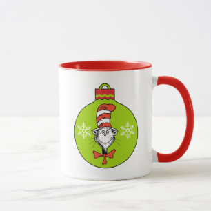 Dr. Seuss Grinch Kat in de Hoed Ornament Mok