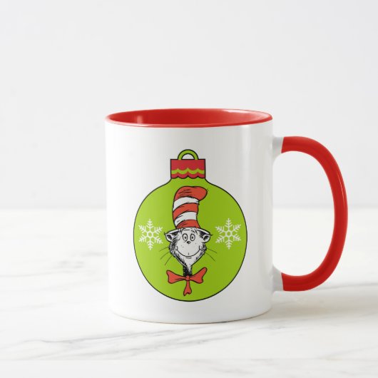 Dr. Seuss | Grinch | Kat in de Hoed Ornament Mok (Rechts)