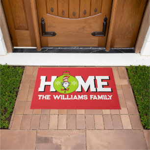 Dr. Seuss   Grinch Klassieke Kat in de Hoed Deurmat