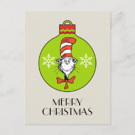 Dr. Seuss | Grinch | Klassieke Kat in de Hoed Feestdagenkaart