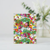 Dr. Seuss | Grinch kleurrijk patroon Briefkaart (Staand voorkant)