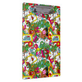 Dr. Seuss | Grinch kleurrijk patroon Klembord (Rechts)