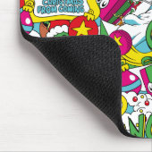 Dr. Seuss | Grinch kleurrijk patroon Muismat (Hoek)