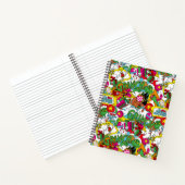 Dr. Seuss | Grinch kleurrijk patroon Notitieboek (Binnen)