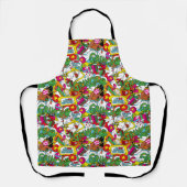 Dr. Seuss | Grinch kleurrijk patroon Schort (Voorkant)