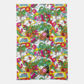 Dr. Seuss | Grinch kleurrijk patroon Theedoek (Verticaal)
