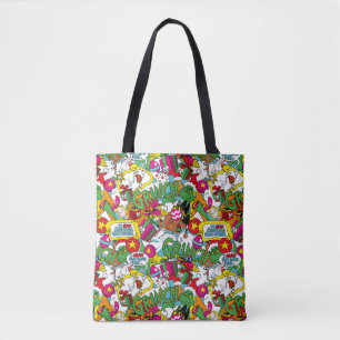 Dr. Seuss   Grinch Kleurrijk Patroon Tote Bag