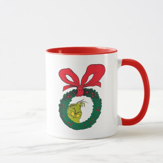 Dr. Seuss | Grinch Krans Mok (Rechts)