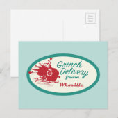 Dr. Seuss | Grinch-levering van Who-ville Briefkaart (Voorkant / Achterkant)