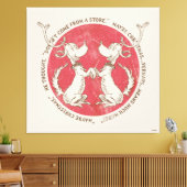Dr. Seuss | Grinch | Max - Kerstcitaat Canvas Afdruk (Insitu (Woonkamer))