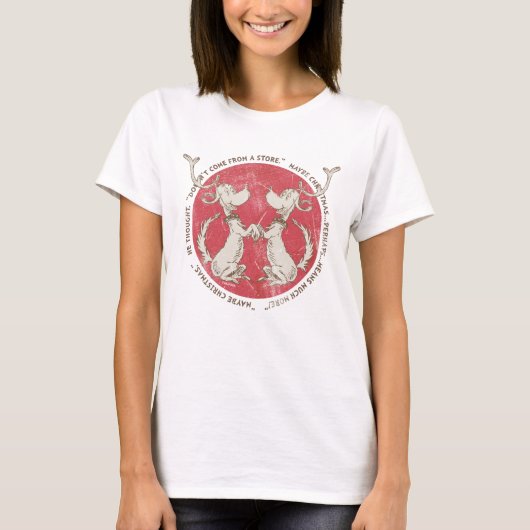 Dr. Seuss | Grinch | Max - Kerstcitaat T-shirt (Voorkant)