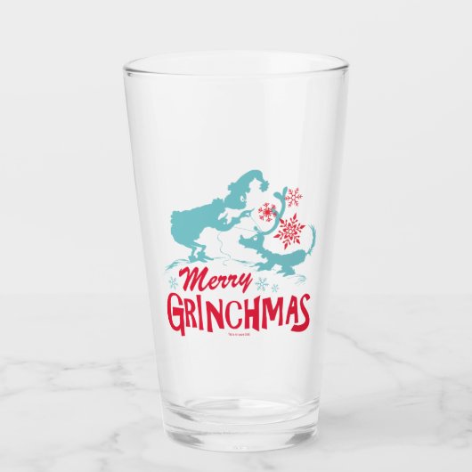 Dr. Seuss | Grinch - Merry Grinchmas Glas (Voorkant)