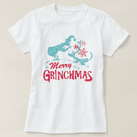 Dr. Seuss | Grinch - Merry Grinchmas T-shirt (Design voorkant)