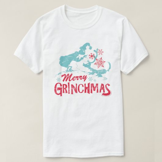 Dr. Seuss | Grinch - Merry Grinchmas T-shirt (Design voorkant)