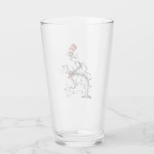 Dr. Seuss | Grinch | Ondeugende kat in het Pet Glas (Achterkant)