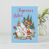 Dr. Seuss | Grinch - Prettig Feest Foto Feestdagenkaart (Staand voorkant)