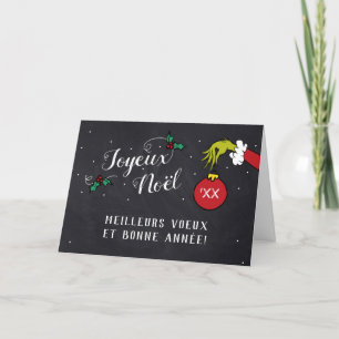 Dr. Seuss Grinch - Prettig Kerstfeest Feestdagen Kaart