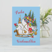 Dr. Seuss | Grinch - Prettig Kerstfeest Foto Feestdagenkaart (Staand voorkant)