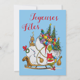 Dr. Seuss Grinch - Prettig Kerstfeest Foto Feestdagenkaart