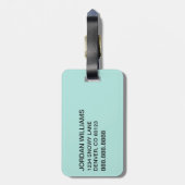 Dr. Seuss | Grinch - rood en groen Bagagelabel (Achterkant verticaal)