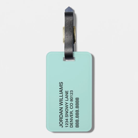 Dr. Seuss | Grinch - rood en groen Bagagelabel (Achterkant verticaal)