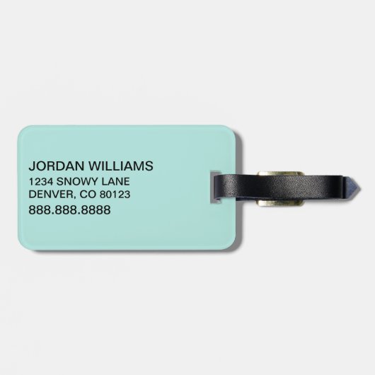 Dr. Seuss | Grinch - rood en groen Bagagelabel (Achterkant horizontaal)