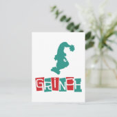 Dr. Seuss | Grinch - rood en groen Briefkaart (Staand voorkant)