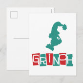 Dr. Seuss | Grinch - rood en groen Briefkaart (Voorkant / Achterkant)