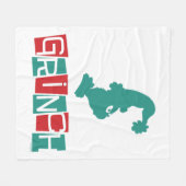 Dr. Seuss | Grinch - rood en groen Fleece Deken (Voorkant (Horizontaal))