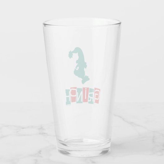 Dr. Seuss | Grinch - rood en groen Glas (Achterkant)