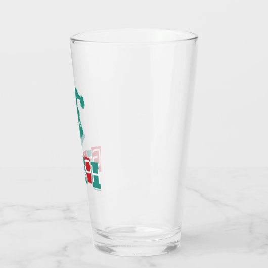 Dr. Seuss | Grinch - rood en groen Glas (Links)