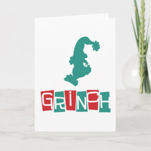 Dr. Seuss   Grinch - rood en groen Kaart