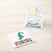 Dr. Seuss | Grinch - rood en groen Kartonnen Onderzetters (Insitu)