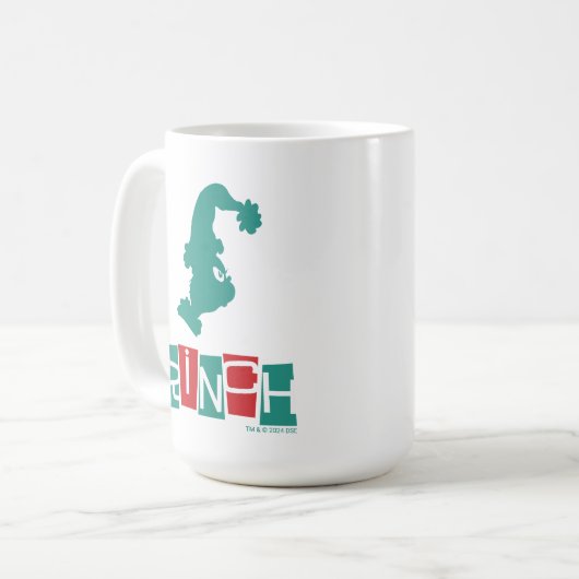 Dr. Seuss | Grinch - rood en groen Koffiemok (Voorkant links)