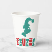 Dr. Seuss | Grinch - rood en groen Papieren Bekers (Voorkant)