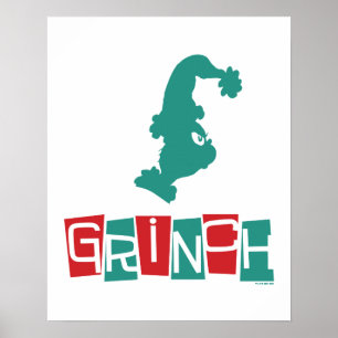 Dr. Seuss   Grinch - rood en groen Poster