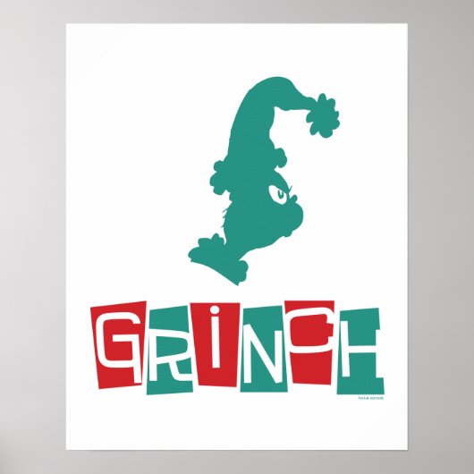 Dr. Seuss | Grinch - rood en groen Poster (Voorkant)