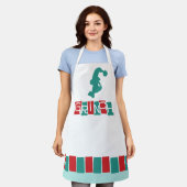 Dr. Seuss | Grinch - rood en groen Schort (Gedragen)