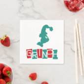 Dr. Seuss | Grinch - rood en groen Servet (Insitu)