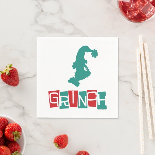 Dr. Seuss | Grinch - rood en groen Servet (Insitu)