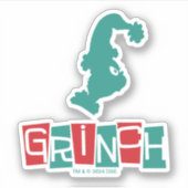 Dr. Seuss | Grinch - rood en groen Sticker (Voorkant)