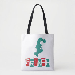 Dr. Seuss   Grinch - rood en groen Tote Bag