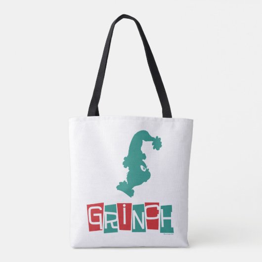 Dr. Seuss | Grinch - rood en groen Tote Bag (Achterkant)