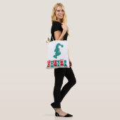 Dr. Seuss | Grinch - rood en groen Tote Bag (Op model)