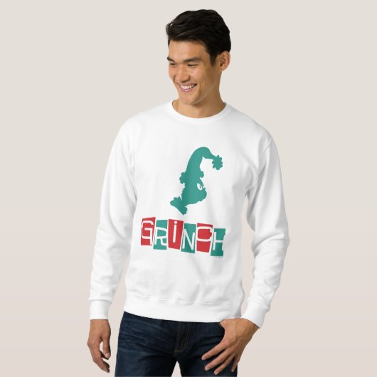 Dr. Seuss | Grinch - rood en groen Trui (Voorkant volledig)