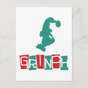 Dr. Seuss Grinch - Rood & Groen Briefkaart