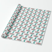 Dr. Seuss | Grinch - Rood & Groen Cadeaupapier (Uitgerold)