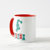 Dr. Seuss | Grinch - Rood & Groen Mok (Voorkant links)